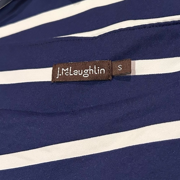 J. Mclaughlin Nicola Striped Tiered Sheath Dress - Picture 4 of 8